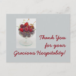 Vielen Dank für Ihre Gastfreundschaft! Postkarte