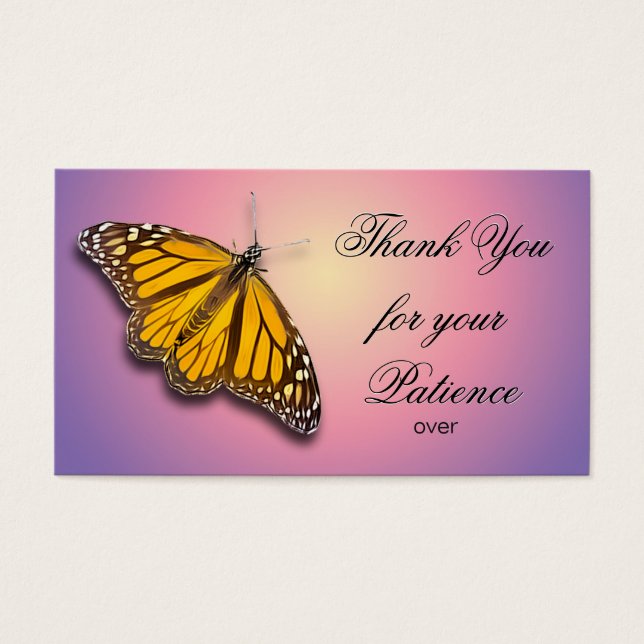 VIELEN DANK FÜR IHRE GEDANKENHEIT (Vorderseite)