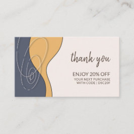 Vielen Dank für Ihre Geschäftsloyalität Rabattkarte