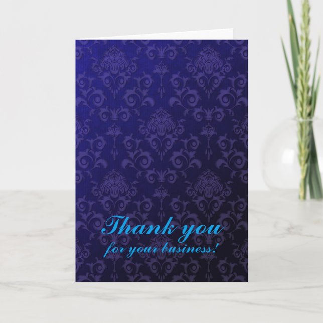 Vielen Dank für Ihre Geschäftsoffensive Dankeskarte (Vorderseite)