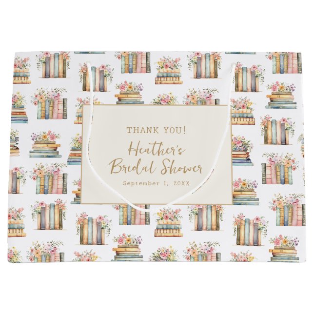 Vielen Dank für Ihre Geschenktasche Große Geschenktüte (Vorderseite)