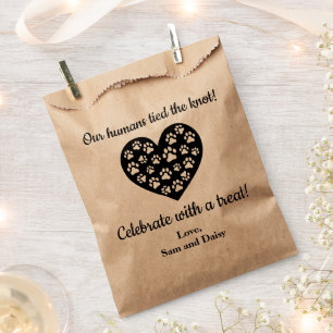 Vielen Dank für Ihre Hochzeit Cookie Pet Leckerei  Geschenktütchen