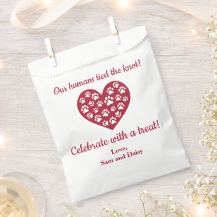Vielen Dank für Ihre Hochzeit Cookie Pet Leckerei  Geschenktütchen