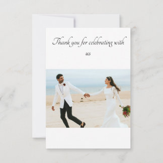 Vielen Dank für Ihre Hochzeit Dankeskarte