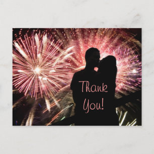 Vielen Dank für Ihre Hochzeit Postkarte