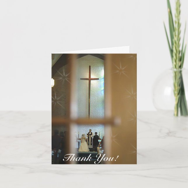 Vielen Dank für Ihre Hochzeitkarte Dankeskarte (Vorderseite)