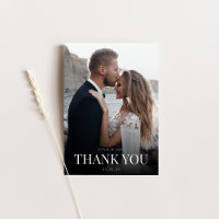 Vielen Dank für Ihre Hochzeitkarte mit Foto