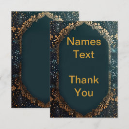 Vielen Dank für Ihre Hochzeitskarten Dankeskarte