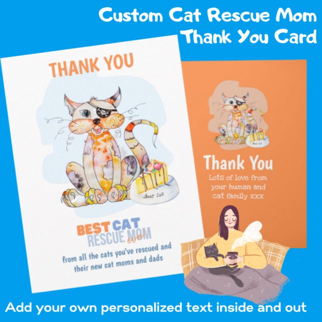 Vielen Dank für Ihre Karte für CAT RESCUE MAMA Fos (Von Creator hochgeladen)
