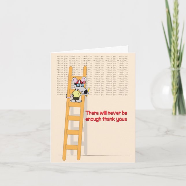 Vielen Dank für Ihre Karte für den Freund (Vorderseite)