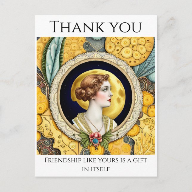 Vielen Dank für Ihre Karte für Freunde (Vorderseite)