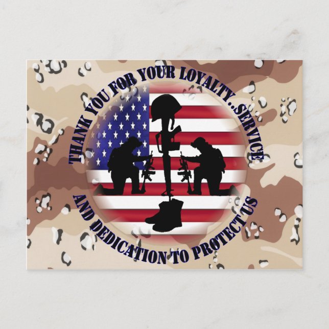 Vielen Dank für Ihre Loyalität ....... Postkarte (Vorderseite)