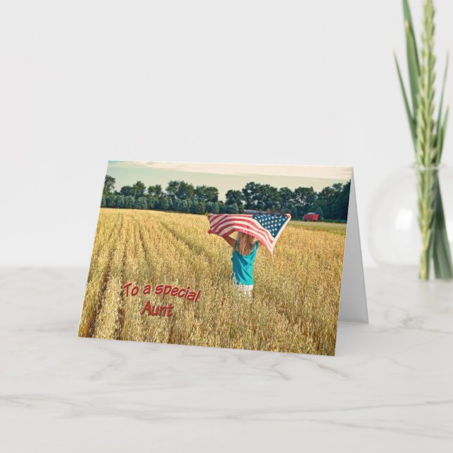 Vielen Dank für Ihre Militärtante Dankeskarte (Vorderseite)