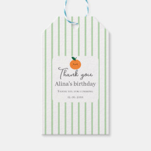 Vielen Dank für Ihre moderne Retro-Pastellfarben Geschenkanhänger