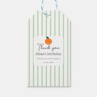Vielen Dank für Ihre moderne Retro-Pastellfarben Geschenkanhänger