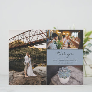 Vielen Dank für Ihre Multi Foto Collage Hochzeit