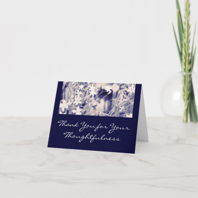 Vielen Dank für Ihre Nachsicht ~ Dankeschön-Karte Dankeskarte (Vorderseite)