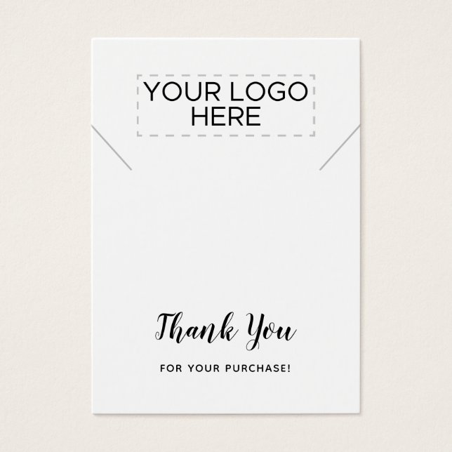 Vielen Dank für Ihre Necklace Display Cards (Vorderseite)