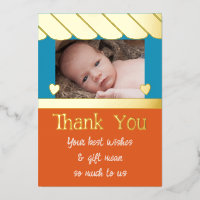 Vielen Dank für Ihre neuen Babygeschenke Blue Oran