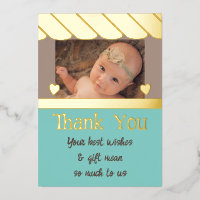 Vielen Dank für Ihre neuen Babygeschenke Braune Mi