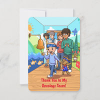 Vielen Dank für Ihre Onkologie Team Note Card