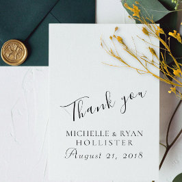 Vielen Dank für Ihre Personalisierte Hochzeit Gummistempel