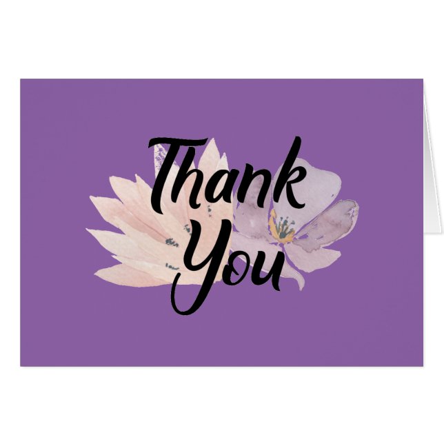 Vielen Dank für Ihre persönliche Nachricht (Vorderseite (Horizontal))