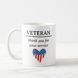 Vielen Dank für Ihre Service-Veteranen Kaffeetasse