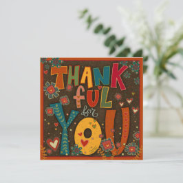 Vielen Dank für Ihre Spaß Folk farbenfrohe Inspiri