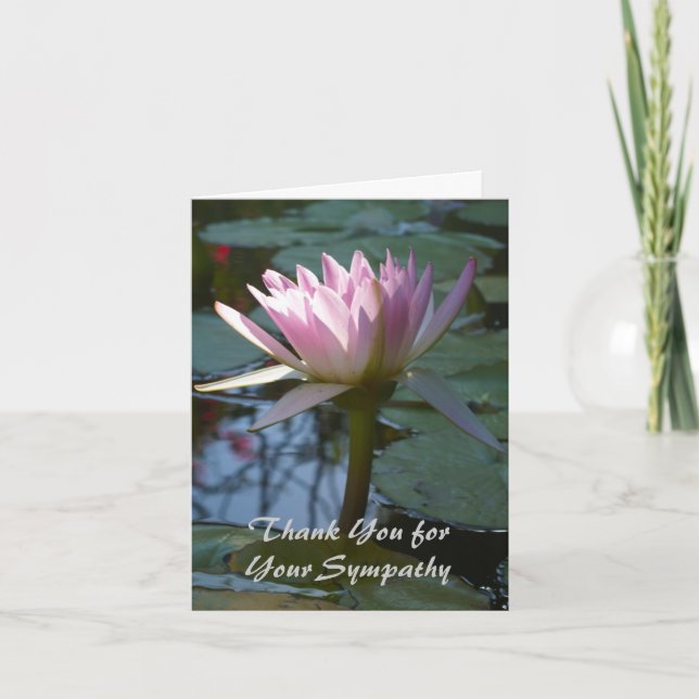 Vielen Dank für Ihre Sympathiekarte Dankeskarte (Vorderseite)