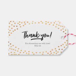 Vielen Dank für Ihre Tags | Geschenkanhänger | Gol