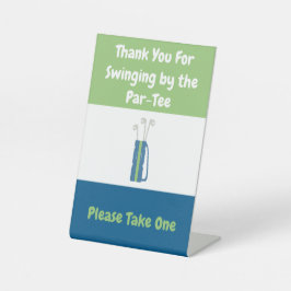 Vielen Dank für Ihre Teilnahme Sockelschild