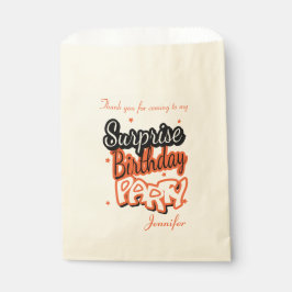 Vielen Dank für Ihre Überraschung Geburtstagsparty Geschenktütchen