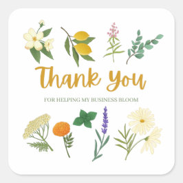 Vielen Dank für Ihre Umschlag Aufkleber