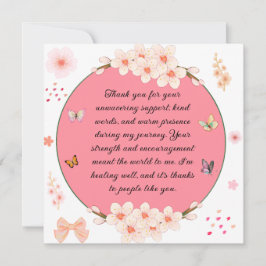 Vielen Dank für Ihre unerschütterliche Unterstützu Karte