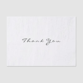 Vielen Dank für Ihre Unterstützung Bridal Schwarz- Seidenpapier