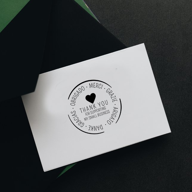 Vielen Dank für Ihre Unterstützung für Business, M Gummistempel (Von Creator hochgeladen)