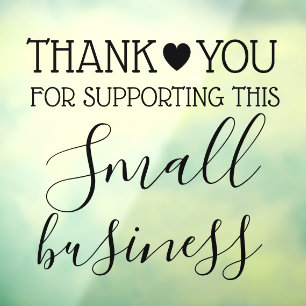 Vielen Dank für Ihre Unterstützung für den Plat Fensteraufkleber