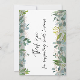 Vielen Dank für Ihre Unterstützung für kleine Unte Dankeskarte