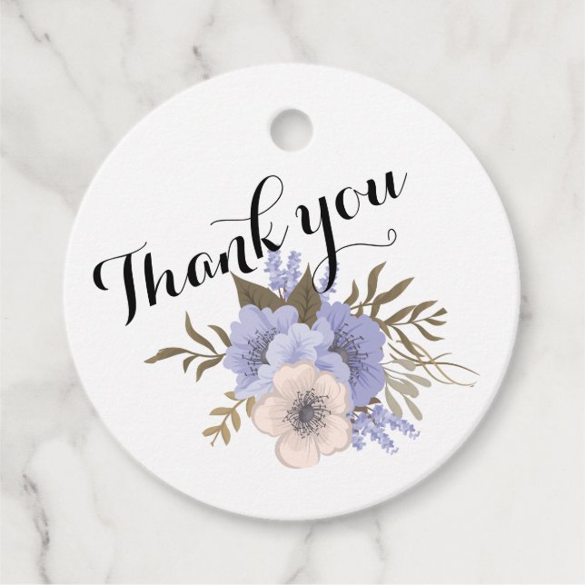 Vielen Dank für Ihre Verpackung Geschenkanhänger (Vorderseite)