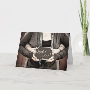 Vielen Dank für Ihre Vintage Karte