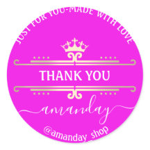 Vielen Dank für Ihre Web-Boutique Shop Royal Crown