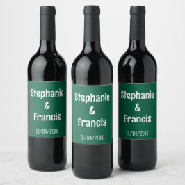 Vielen Dank für Ihre Weinlust Weinetikett