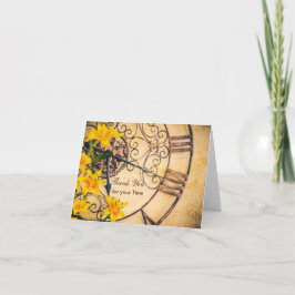 Vielen Dank für Ihre Zeit Dankeskarte