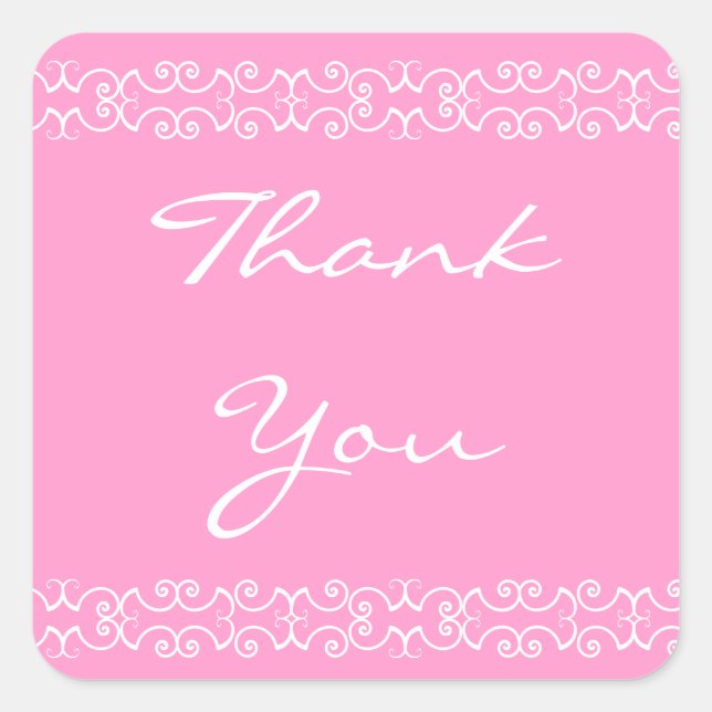 Vielen Dank für Ihren Aufkleber (Vorderseite)