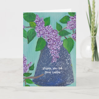 Vielen Dank für Ihren Brief Dankeskarte