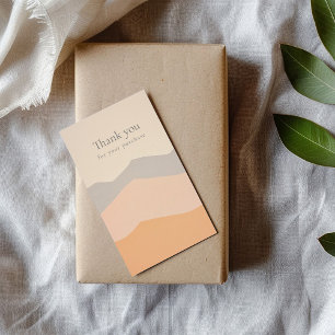 Vielen Dank für Ihren Einkauf in Pastellgebirge Begleitkarte