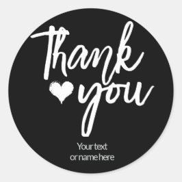 Vielen Dank für Ihren kalligrafischen Aufkleber