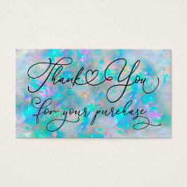 Vielen Dank für Ihren Kauf Blue Opal