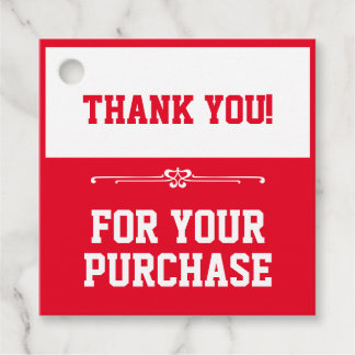 Vielen Dank für Ihren Kauf Geschenkanhänger